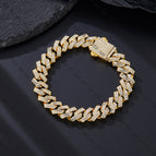 Bar Cuban chain gold 8inch(20cm)