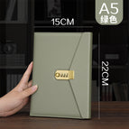 A5 Green Coded Book [Page 200] Medium