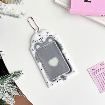 Original Blurry Animal 3inch Card Holder Pvc Card Holder Star Chasing Small Card Random Card Storage Card Bag Card Holder Protective Cover