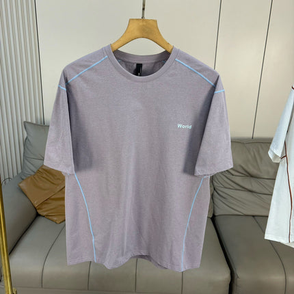 Technology Feels Cold! Summer Men's Outdoor Thin Casual Round Neck Quick-Drying Breathable Loose Men's Short-Sleeved T-Shirt