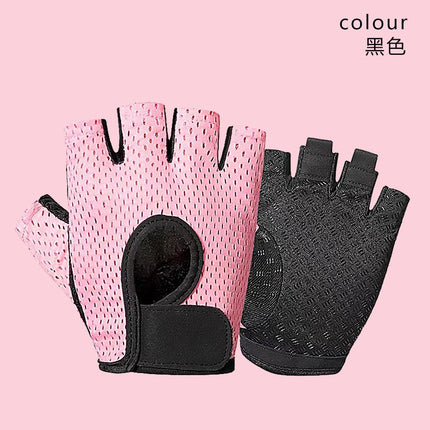 Cycling Gloves Sports Half-Finger Men's and Women's Liquid Silicone Shock-Absorbing Non-Slip Fitness Summer Fishing Mountaineering Breathable
