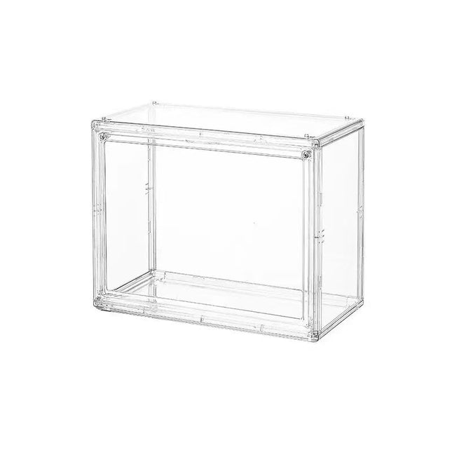 Multifunctional Wall-Mountable and Stackable Magnetic Suction Figure Blind Box High-Transparent Display Cabinet Cosmetics Dust-Proof Storage Box