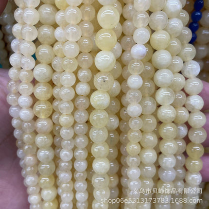 Wholesale high quality chalcedony aquamarine jasper aquatic grass jade loose beads semi-finished jewelry accessories DIY bracelet with beads