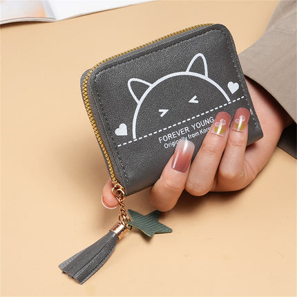 Factory wholesale Korean style cute zipper coin purse multi-functional card holder coin bag student mini bag wallet