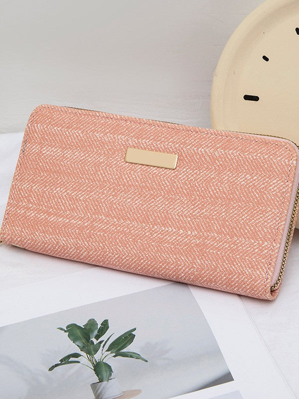 New Korean Style Fashionable Small Fragrance Wallet Women's Long Simple Student Multi-Card Slot Large Capacity Card Holder Coin Purse