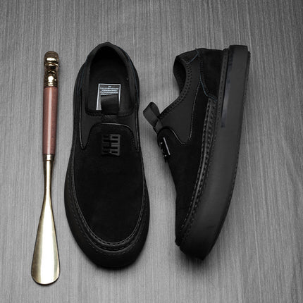 Men's Shoes Manufacturer Directly Supplies New Men's Shoes, Genuine Leather Loafers, Trendy Slip-On Breathable Casual Shoes, Leather Shoes Wholesale
