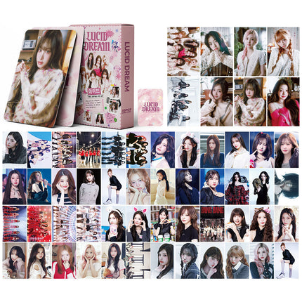 Korean Star 55 Boxed Small Cards Stray (g) I-Dle Ive Ateez Collection Lomo Cards Cross-Border