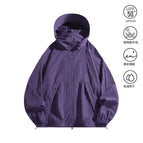 Dark purple (same style for men and women, upf50+) / Xs [recommended 40-52.5kg ]