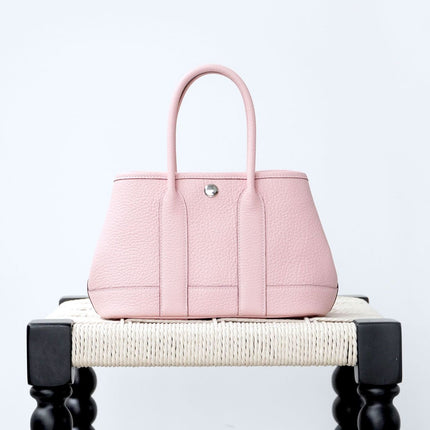 Handmade Waxed Thread 23Mini Garden Bag Ntogo First-Layer Cowhide Fashion Handbag High-End Feel Hand-Held Shoulder Bag