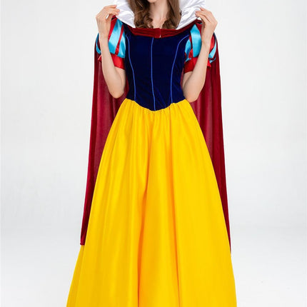 Halloween Adult Fairy Tale Cinderella Cinderella Long Dress Sleeping Beauty Le Pei Long Hair Princess Dress Stage Performance Costume