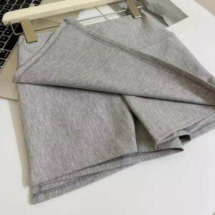 2024 Summer Pants Skirt Design Sense Sports Skirt Spice Girls Yoga Pants Anti-Light High Waist Hip Skirt Skirt
