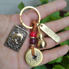 Send sand without carabiner / Zhao Gongming + Zodiac Cow + Fortune Invitation Order + Gourd + Five Emperors Money