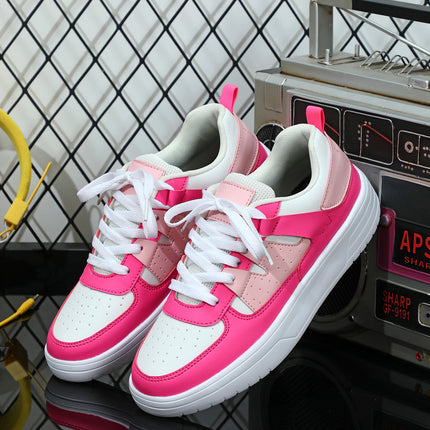 Cross-border Trendy Thick-soled Lovers Soft-soled Comfortable Board Shoes with Straps Fashionable Outdoor Casual White Shoes