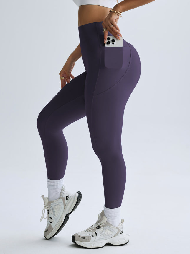 Muyao Amazon High-Elastic Pocket Yoga Pants High-Waisted Tummy Control Sports Fitness Pants Women's High-Waisted Yoga Pants