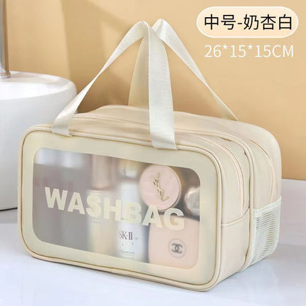 2024 New Cosmetic Bag Women's Portable Wash Bag Large Capacity Dry and Wet Separate Travel Bath Portable Storage Bag