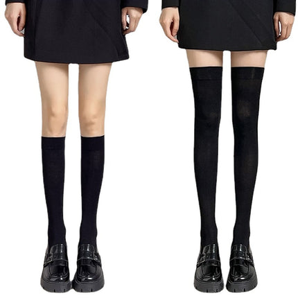 JK Calf Socks Summer Pressure Thin Leg Thin Over-the-Knee Socks Japanese Cute Stockings Uniform Half-High Stockings