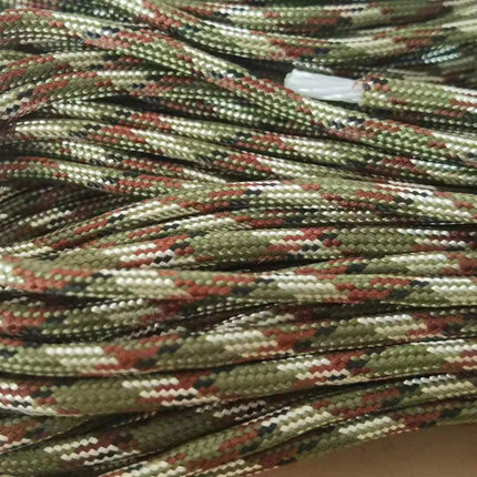 7-core 4mm umbrella rope polypropylene fiber multi-function mountaineering paratrooper traction rope life-saving equipment fixed safety umbrella rope