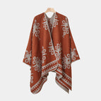 Slit towel-caramel