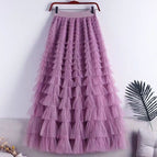 Purple / M (skirt length 85cm)