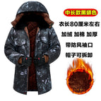 H-black python [mid-length style] plus velvet and thickening / Medium size [suitable for 65-80kg ]