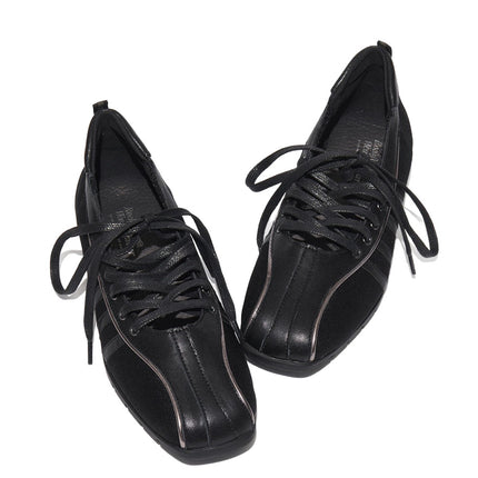 In-Stock Rockfish Mary Jane Shoes Korean Niche Square-Toe Cross-Strap Ballet Shoes Women's Functional Sneakers
