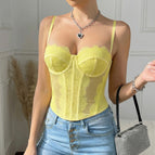 Bright yellow [with steel ring and no breast pad] / XS