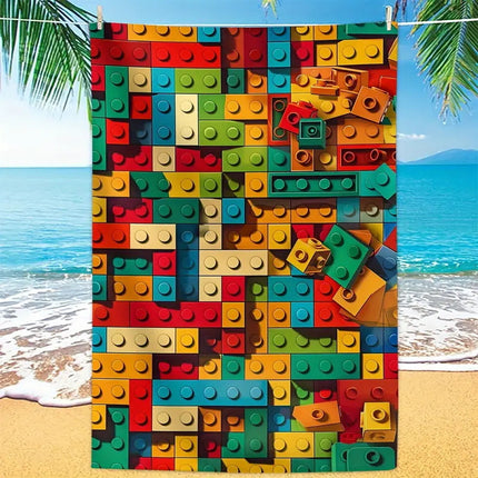 Cross-border Beach Towel Quick-drying Absorbent Beach Towel Microfiber Digital Printing Bath Towel Adult Amazon Plus