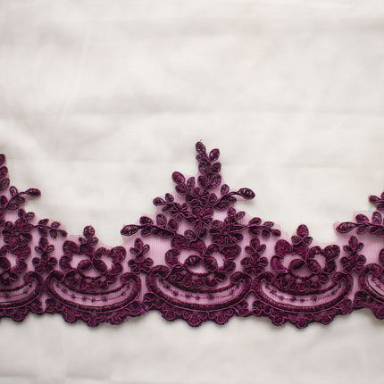 White lace accessories bridal handmade diy material wedding headwear decorative flower width 15.5CM