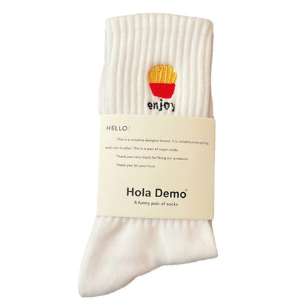 Socks Men's Cotton Socks Autumn and Winter Explosions Men's Long Socks New Embroidered Men's Socks Odor-proof Boneless Socks
