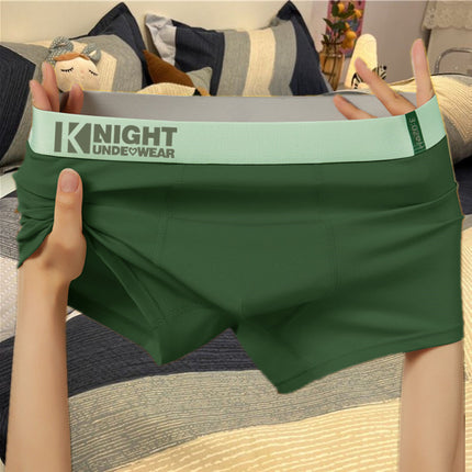 Factory High-grade Pure Cotton Men's Underwear Youth Fashion Boxer Teenagers Shake Tone Fast Hand Shorts for Men