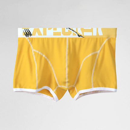 Pure Cotton Underwear Men's Boxer Shorts Summer Thin Comfortable Loose Boxer Shorts Personality Trendy Breathable Shorts