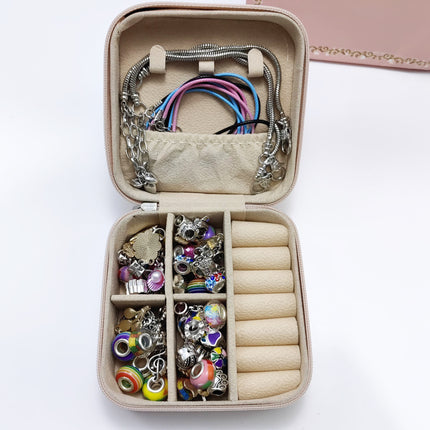 Children's Birthday Gifts for Girls, Girls' Toys, 6-8 Year Old Little Girls' Jewelry Box, 9-12 DIY Bracelet Jewelry