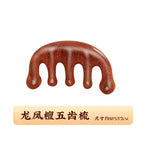 [longfengtan] five-tooth massage comb 1 pack