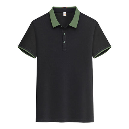 New POLO Advertising Shirt Waiter Work Clothes T-Shirt Short Sleeve Summer Hot Pot Barbecue Milk Tea Hotel Foil Print