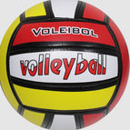 B yellow white red volleyball