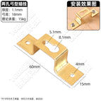 Two-hole arch-type hidden hanging/1 (without screws)
