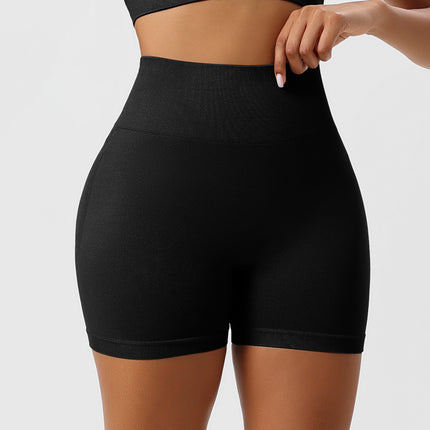 Summer Outer Wearing Non-awkward Line Sports Yoga Seamless Hip Lifting Leggings Women's High Waist Hip Abdominal Tucking Pants