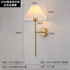 Factory without light source / 1032 copper color-white pleated cover