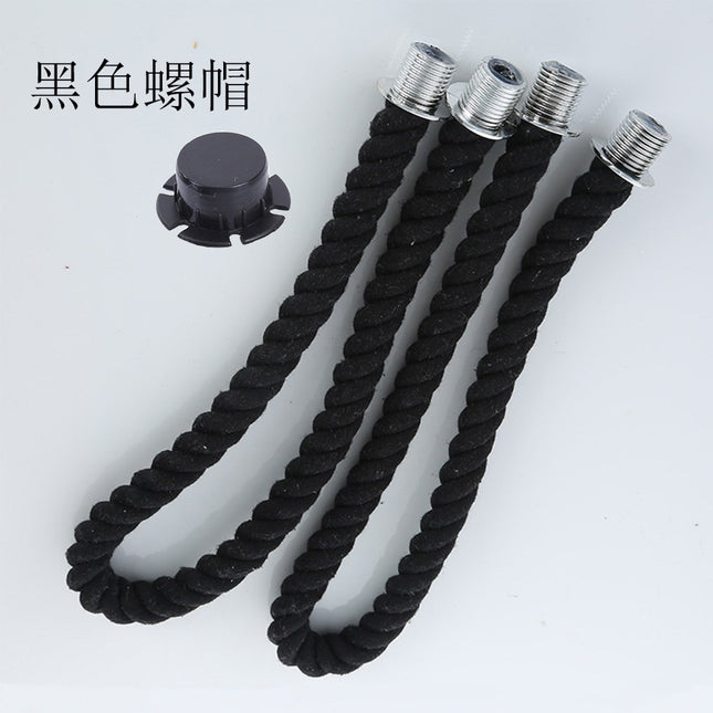 Factory wholesale hemp rope portable belt soft and hard rope bag accessories beach bag variety DIY woven hemp rope bag buckle accessories