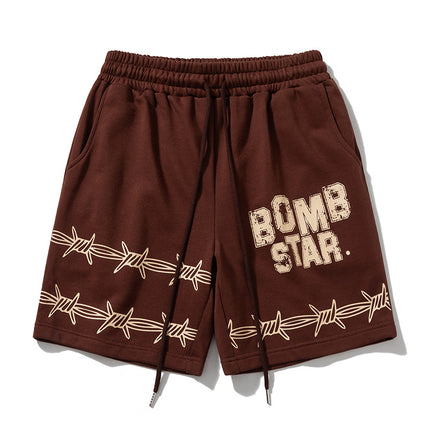 Unisex Summer Shorts for Couples, American Street Style, Loose-Fitting Sports Pants, Basketball Casual Summer Lightweight Cross-Border Products