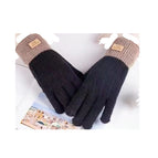 Wool gloves black / One size fits all