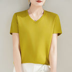 V-neck ginger / S