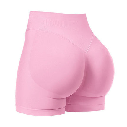 Sexy Peach Butt Fitness Shorts for Women, Sports Running and Cycling Three-Point Pants, High Elastic Butt Lift, Tummy Control, Quick-Drying Yoga Pants