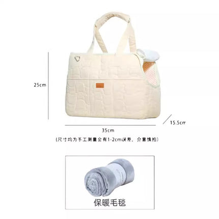 Cat Bag Winter Warm Going Out Portable Cat Carrying Portable Dog Bag High Beauty Value Small Dog Pet Backpack