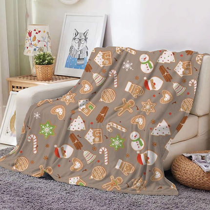 Christmas Decoration Blanket Holiday Blanket Red Festive Blanket Christmas Tree Polo Sofa Blanket Flannel Blanket