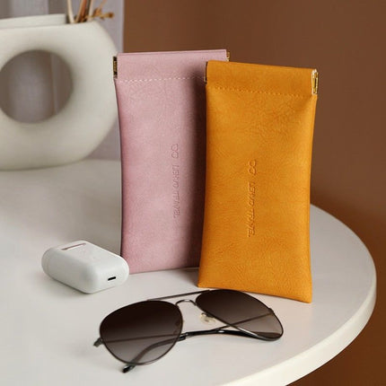 Shrapnel Glasses Bag Sunglasses Sunglasses Glasses Storage Box Compression-resistant Portable Automatic Closure Women's Eye Storage Bag