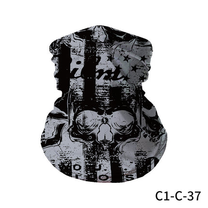 Outdoor Seamless Versatile Magic Headscarf for Men and Women, Cycling Mask, Neck Gaiter, Windproof Neck Scarf, Summer Sun Protection, Quick-Drying