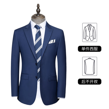 Suit for Men, Groom's Suit, Men's Business Attire, Wedding Attire, Royal Blue Jacket, Unisex Slim Fit