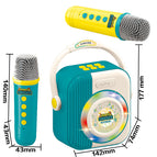Bluetooth dual microphone microphone speaker (green)