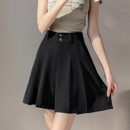Autumn 2024 Korean style pants plus size casual suit wide-leg shorts women's chubby girl pear-shaped figure casual shorts